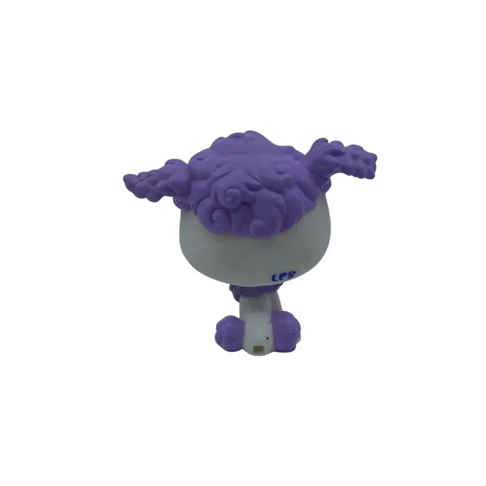 Littlest Pet Shop LPS #1862 Purple Poodle Blue Eyes Figure